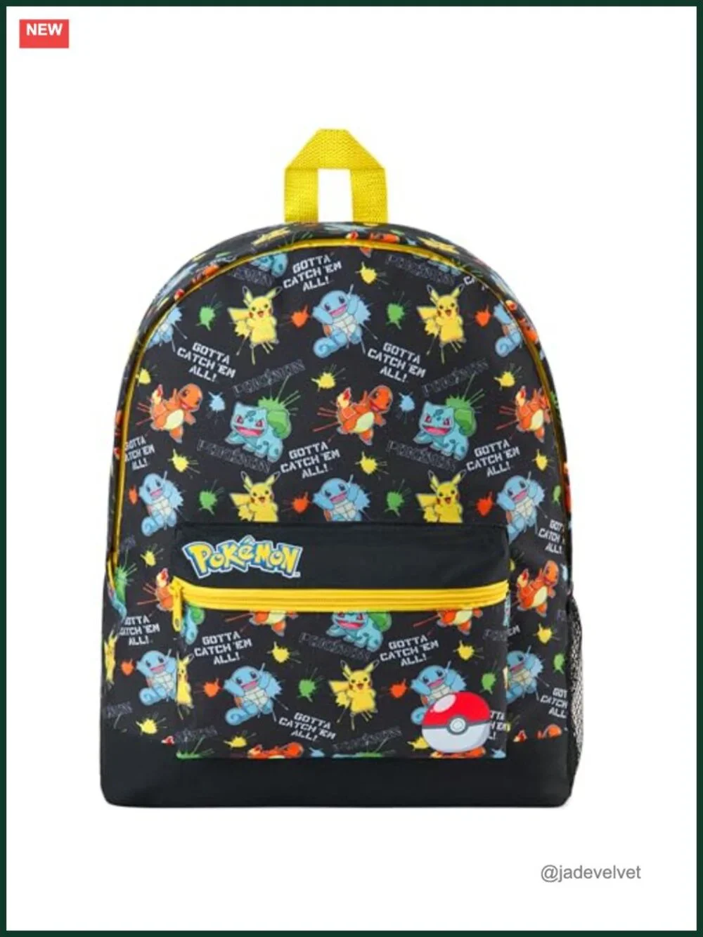 Kids Teens Anime Daypack Polka Dot Backpack Padded Straps 16L